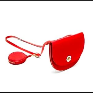 Zara Red Women Red Waist Bag With Coin Purse